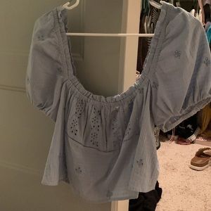 Zara blue blouse. Size small.